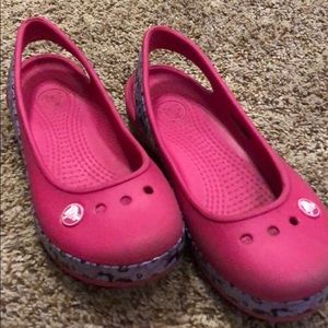 Girls crocs size 2
